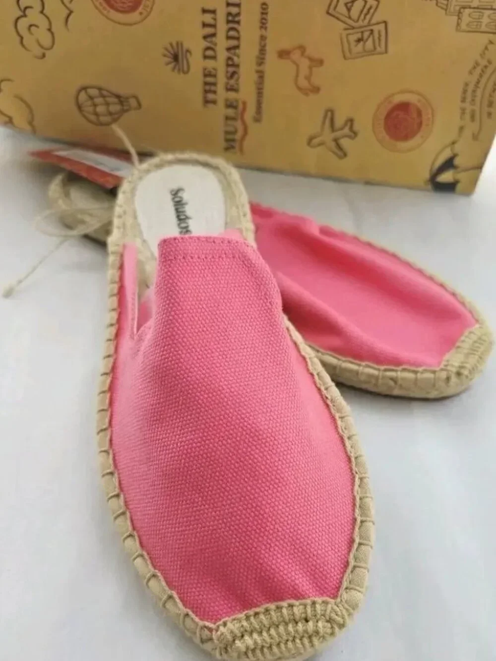 NEW Soludos The Dali Mule Espadrille Women's 8 - 8.5 Slide On NWT